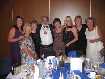 75 A Group of Revellers with Provost of Inverclyde DC